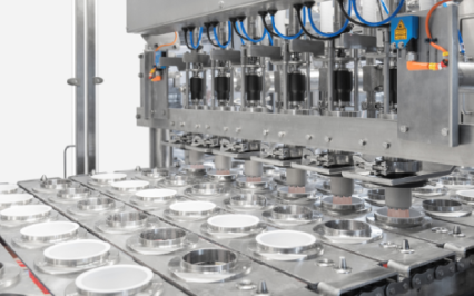 Drinkable liquids — bottle filling packaging example
