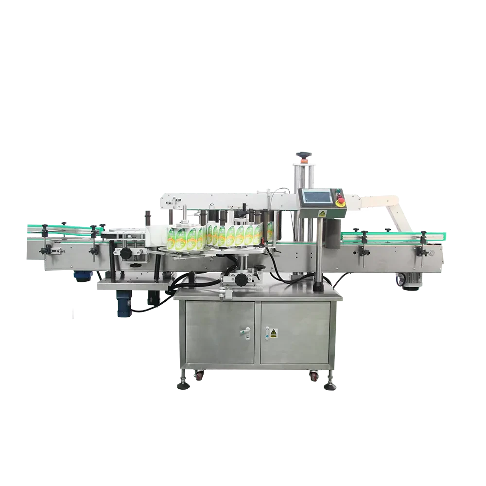 NP-TS Front Back Labeling Machine Inline High Speed Labeler